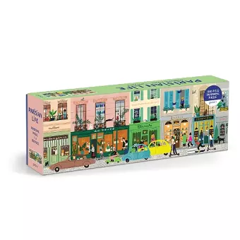 Parisian Life 1000 Piece Panoramic Puzzle cover