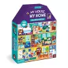 My House, My Home 100 Piece House-Shaped Puzzle cover