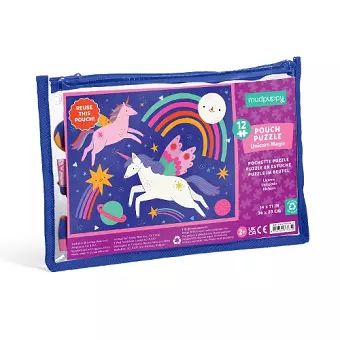 Unicorn Magic 12 Piece Pouch Puzzle cover