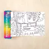 Rainbow Animals Mini Coloring Roll cover