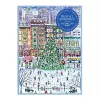 Michael Storrings Christmas in the City Greeting Card Puzzle cover