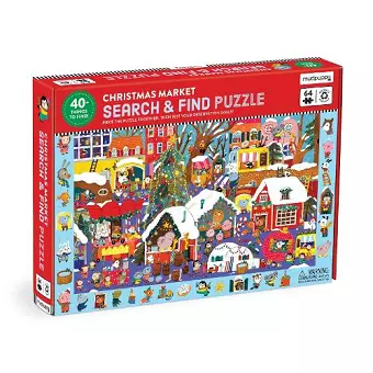 Christmas Market 64 Piece Search & Find Puzzle cover