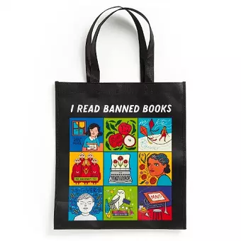 I Read Banned Books Reusable Shopping Bag cover