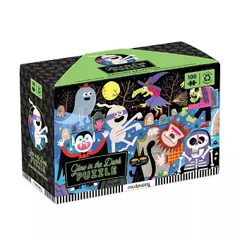 Haunted Graveyard 100 Piece Glow in the Dark Puzzle cover