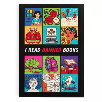 I Read Banned Books A5 Journal cover