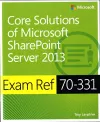 Exam Ref 70-331 Core Solutions of Microsoft SharePoint Server 2013 (MCSE) cover