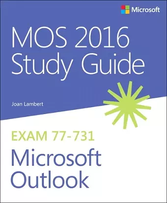 MOS 2016 Study Guide for Microsoft Outlook cover