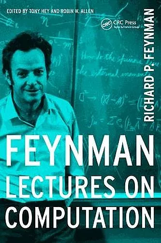 Feynman Lectures On Computation cover