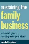 Sustaining The Family Business cover