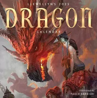 Llewellyn's 2025 Dragon Calendar cover