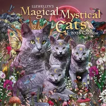 Llewellyn's 2026 Magical Mystical Cats Calendar cover
