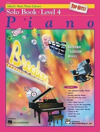 Alfred's Basic Piano Library Top Hits Solo Book 4 cover