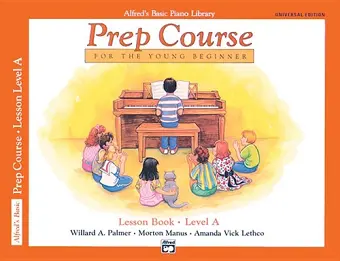 Alfred's Basic Piano Library Prep Course Lesson A cover