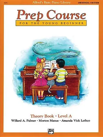 Alfred's Basic Piano Library Prep Course Theory A cover