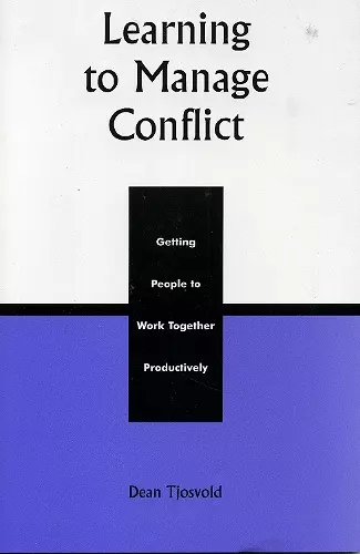 Learning to Manage Conflict cover