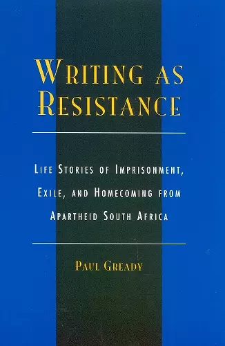 Writing as Resistance cover