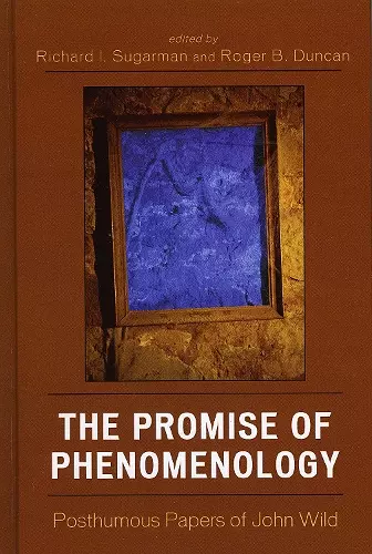 The Promise of Phenomenology cover