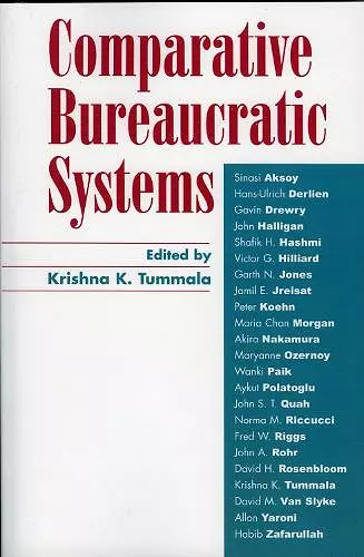 Comparative Bureaucratic Systems cover