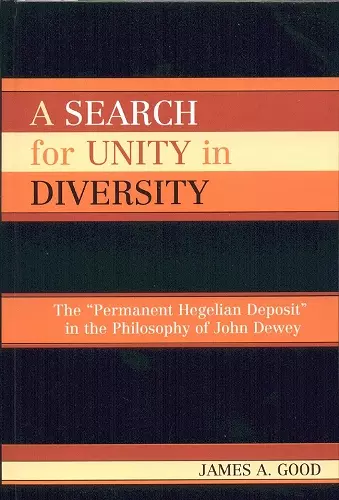 A Search for Unity in Diversity cover