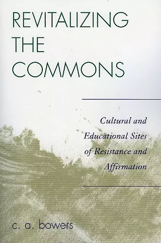 Revitalizing the Commons cover