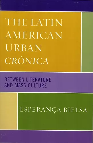 The Latin American Urban Crónica cover