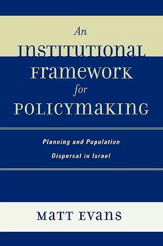 An Institutional Framework for Policymaking cover