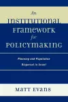 An Institutional Framework for Policymaking cover