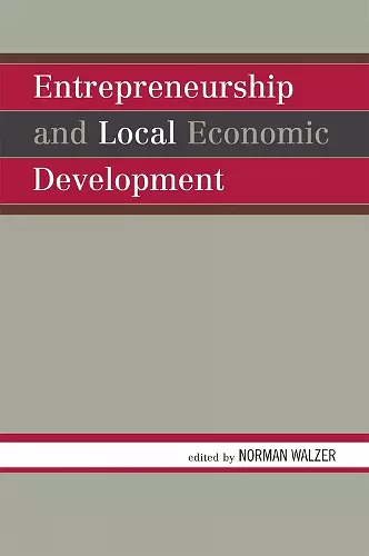 Entrepreneurship and Local Economic Development cover