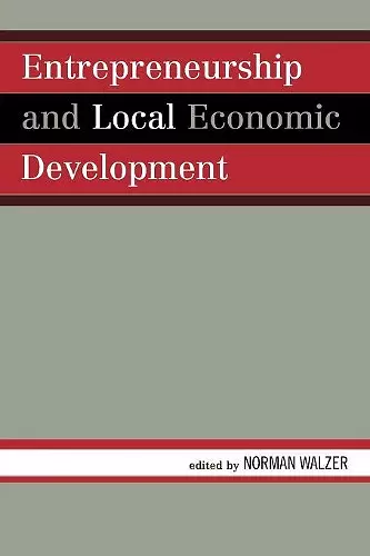 Entrepreneurship and Local Economic Development cover