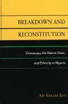 Breakdown and Reconstitution cover