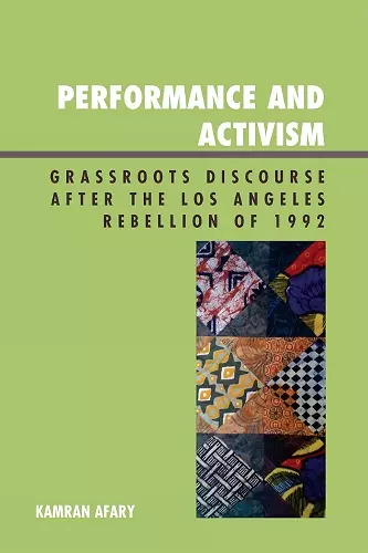 Performance and Activism cover