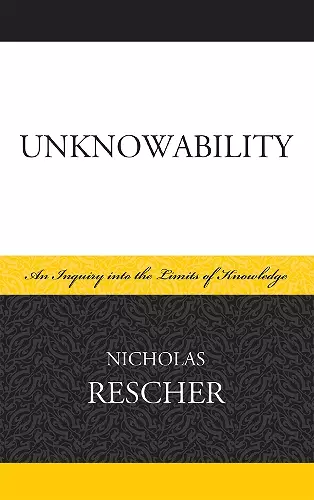 Unknowability cover