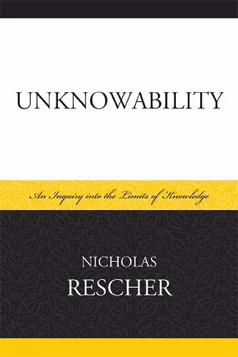 Unknowability cover