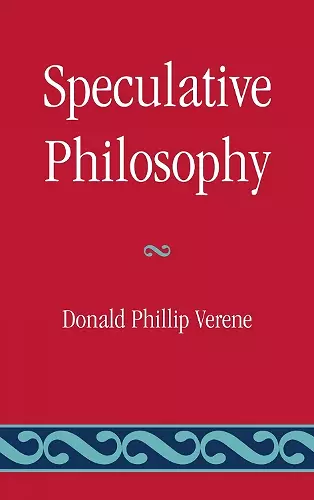 Speculative Philosophy cover