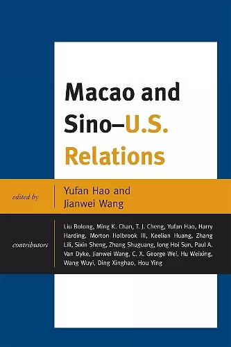 Macao and U.S.-China Relations cover