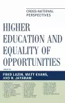 Higher Education and Equality of Opportunity cover