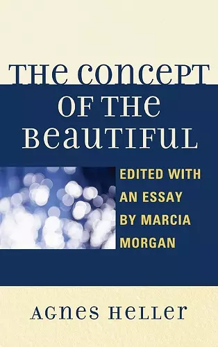 The Concept of the Beautiful cover