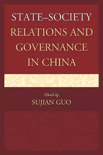 State–Society Relations and Governance in China cover