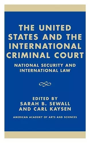 The United States and the International Criminal Court cover