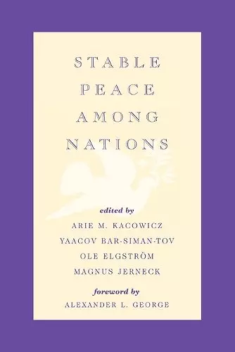 Stable Peace Among Nations cover