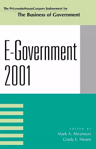 E-Government 2001 cover