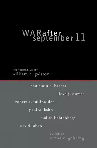 War after September 11 cover