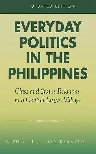 Everyday Politics in the Philippines cover