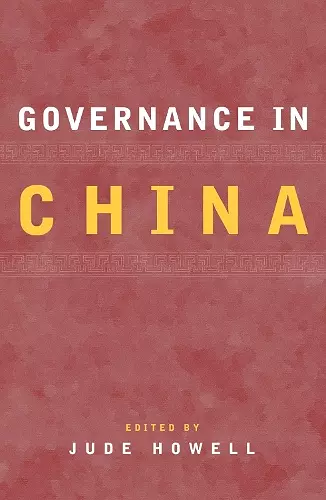 Governance in China cover