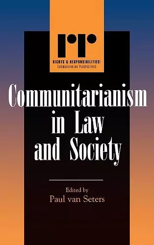 Communitarianism in Law and Society cover