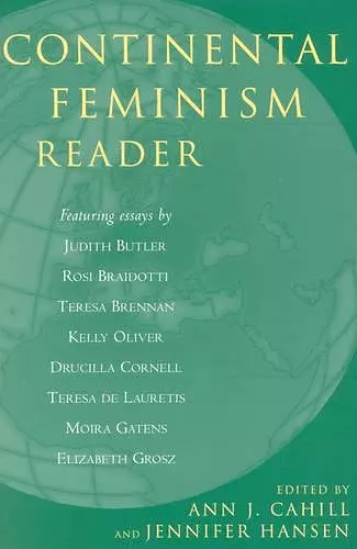 Continental Feminism Reader cover