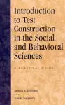 Introduction to Test Construction in the Social and Behavioral Sciences cover