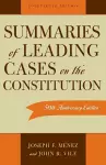 Summaries of Leading Cases on the Constitution cover