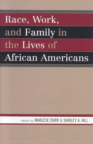 Race, Work, and Family in the Lives of African Americans cover