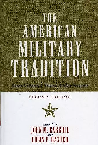 The American Military Tradition cover